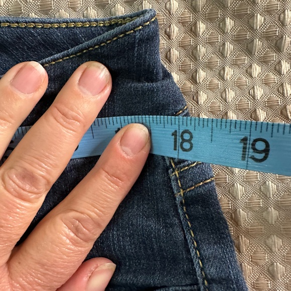 Torrid Blue Skinny Jeans with Contrast Stitching 14 GUC - Picture 4 of 11